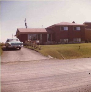 1 - 1962 Home of first occupants Ron and Jesse Pedlar photo Ron Pedlar 1962